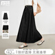 對(duì)白【杜鵑同款】復(fù)古丹寧牛仔半身裙女2025秋新款高腰顯瘦A字裙 復(fù)古牛仔黑 XL
