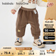 巴拉巴拉童裝寶寶長(cháng)褲男女童褲子2025冬裝加絨保暖束腳褲2025209425108209