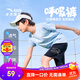 安踏兒童褲子男童裝2025年夏季潮流拼接涼感針織運(yùn)動短褲五分褲薄荷褲 【棉感親膚】基礎(chǔ)黑7717-1 150 cm