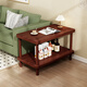 分界線(xiàn)邊幾邊桌茶幾沙發(fā)邊柜置物架加厚邊幾桌子雙層置物簡(jiǎn)易茶臺床頭柜