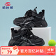 哈比熊（HOBIBEAR）兒童運動(dòng)鞋春秋網(wǎng)面透氣女童運動(dòng)鞋男女童老爹鞋JD53S82黑色35碼