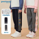 歌瑞家（greatfamily）兒童褲子 冬季新款童裝長(cháng)褲運動(dòng)休閑褲保暖衛褲中大童樂(lè )友 女款【中花灰】 120 【5-6歲】