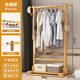 竹藝佳衣帽架衣架落地掛衣架臥室置物架入戶(hù)衣服架帶輪子可移動(dòng)簡(jiǎn)易簡(jiǎn)約 60款 原色（搶完下架）