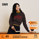 森馬毛衣女短款蝴蝶結(jié)少女感2025新款春季甜美圓領(lǐng)正肩套頭衫顯瘦 咖色調(diào)00355 L 165/88A