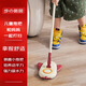歐曼蒂兒童拖把家用小孩學(xué)生專(zhuān)用拖布套裝拖地工具迷你地拖吸水客廳清潔 【紅色】飛機(jī)兒童拖把+2替換布