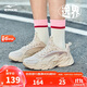 鴻星爾克休閑鞋女士秋季拼接撞色復(fù)古戶外運動鞋慢跑鞋子女鞋|逸界