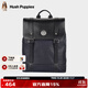 暇步士（Hush Puppies）男包雙肩包高檔商務(wù)男士大容量真皮背包電腦包時(shí)尚潮流通勤旅行包 午夜黑HA-1711861W-5720
