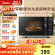 美的（Midea）微波爐烤箱一體機 小型家用20升微波爐  光波加熱 鉆石背板（M1-L201B）