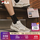FILA 斐樂(lè )官方男鞋帆布鞋2025秋季漢堡鞋透氣休閑鞋運動(dòng)鞋