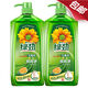 綠勁綠勁媽媽壹選洗潔精家用去油污廚房餐具洗滌劑果蔬清洗劑 柚子桔子2瓶