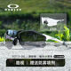 歐克利Oakley9313變色騎行眼鏡戶外跑步無(wú)框超輕運(yùn)動(dòng)太陽(yáng)鏡EVzero 白腿 全天候變色鏡片（雙鼻托）