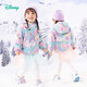 迪士尼寶寶（Disney Baby）童裝兒童外套卡通百搭保暖棉服連帽外套秋冬季新款 ZD4CS001涂鴉米妮 120