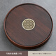 千絲家 新款高檔竹制茶盤(pán)功夫茶具托盤(pán)瀝儲水小型茶臺儲水式簡(jiǎn)約干泡盤(pán) 圓形豎美-大號