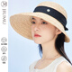 玖慕（JIUMU）女士遮陽(yáng)帽太陽(yáng)帽漁夫帽草帽涼帽夏季戶(hù)外遮臉帽子女 CW146