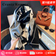 CRANTA KOMEIA披肩女外搭保暖2025新款秋冬季圍巾女圍脖披風(fēng)生日禮物送女友老婆 黑米拼色 高級感送女朋友愛(ài)人實(shí)用高檔