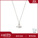 VVIENNE WESTLOCK同款項(xiàng)鏈女土星軌道水晶吊墜鎖骨鏈簡(jiǎn)約送女友老婆禮物 土星水晶吊墜
