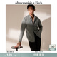 Abercrombie & Fitch經(jīng)典小麋鹿圖案男裝春秋美式復古通勤牛仔布長袖襯衫125-4040 淺灰色 S (175/92A)