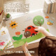 COOKSS儿童贴纸EVA卡通贴画玩具12张不重复diy手工制作3D立体贴画