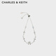 CHARLES&KEITH六芒星之夜太陽星手鏈女CK5-12120340 Silver銀色 1個