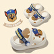 汪汪隊立大功兒童拖鞋夏季男童卡通可愛(ài)女童防滑軟底沙灘寶寶洞洞鞋 米白色 15 0碼內長(cháng)約15cm