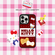 CASETIFY Hello Kitty x CASETiFY 三麗鷗聯(lián)名 夾心餅干 適用于iPhone16/15/Pro/Max手機殼 鏡面黑框Magsafe iPhone 15 Pro Max