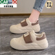 卡帝樂(lè )鱷魚(yú)（CARTELO）踩屎感運動(dòng)鞋女秋季防水防滑輕便一腳蹬孕婦水腫女鞋子秋冬34碼新 卡棕【5.0cm主圖款】 36 加購享優(yōu)先發(fā)貨