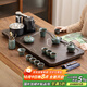茶藝貴族優(yōu)品悅色哥窯配平步青云茶盤(pán)功夫茶具套裝家用整套一體式