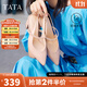 他她（TATA）仙女風(fēng)涼鞋女空鞋粗跟尖頭高跟鞋女秋季新款7RZ02BH4 淺粉 37