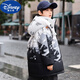 迪士尼（Disney）男童羽絨服2025冬季新款中長(cháng)款男童時(shí)尚連帽中大童加厚保暖外套 【雪山漸變】極寒加厚款 150