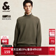 杰克·瓊斯（JACK&JONES）男裝秋冬新款時(shí)尚寬松半高領(lǐng)針織衫靜奢風(fēng)羊毛衫內(nèi)搭打底衫毛衣男 E08 橄欖綠 XL 185