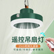 派凡 帶燈小吊扇 床上宿舍靜音充電風(fēng)扇小型戶(hù)外露營(yíng)蚊帳篷掛扇上下鋪免打孔璧扇迷你便攜家用廚房大風(fēng) 綠色【帶夜燈/遙控器+三米線(xiàn)+掛鉤】 4000mAh