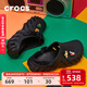 卡駱馳（CROCS）檀健次同款波波洞洞鞋舒適百搭男戶(hù)外沙灘鞋包頭拖鞋女鞋|207937 黑色-001 尺碼偏大，選小一碼 41 /42(260mm)