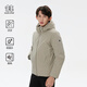 KOLON SPORT可隆男士輕量防風(fēng)鵝絨夾克防風(fēng)防潑水透濕連帽羽絨服