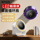 怡芳桌面小風(fēng)扇小型電風(fēng)扇大風(fēng)力超靜音學(xué)生宿舍床上辦公室桌上工位usb充電超長續(xù)航臺扇便攜式循環(huán)扇 【深空灰-充插兩用】4000毫安-數(shù)顯-靜音舒適