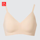 優(yōu)衣庫女裝無(wú)鋼圈文胸/軟支撐 彈嘟嘟柔托BRA 479194 31 米色 M 推薦D65 B70 C70 D70 A75 B75