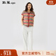 斯琴（siqin）2025夏新款苧麻多巴胺印花襯衫翻領(lǐng)短袖襯衣上衣女BEXS001150 花色 L