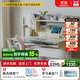 博登耐爾（Bodengnaier）兒童學(xué)習桌小學(xué)生實(shí)木書(shū)桌寫(xiě)字桌可升降家用課桌椅套裝 1.2M楹木桌【大象腿】+追背粉椅