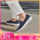 斯凱奇（Skechers）男鞋秋季2025年新款一腳蹬健步鞋休閑運動(dòng)鞋216700