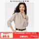 佐丹奴亨利衫女秋季純棉美式亨利領(lǐng)插肩七分袖上衣女13325771