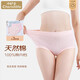 小護士女士純棉印花內褲中腰高彈三角褲3條裝 混色*3 XL(175/105) 