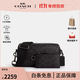 蔻馳（COACH）男包 經(jīng)典印花街頭時(shí)尚單肩斜挎包商務(wù)實(shí)用子母包 送男生禮物 新款 黑灰色CV762QBMI5