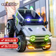 爸爸媽媽坦克300兒童電動(dòng)車四輪汽車越野車寶寶帶遙控玩具車雙人童車禮物