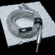 BGVP P2雙股無氧銅鍍銀hifi耳機(jī)線材mmcx轉(zhuǎn)Type-C3.5帶麥升級線 銀色帶麥3.5mm接口