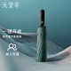 天堂傘強效拒水雨傘防風(fēng)加固十骨大傘三折便攜商務(wù)雨傘男女士 冷山綠-10骨自動(dòng)款
