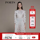 PORTS寶姿秋冬新品連衣裙LM9D006NPP014 副雕淺粉印花 L (8)