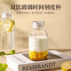 迪普爾雙飲玻璃杯高顏值刻度水杯學(xué)生雙蓋便攜式吸管水杯辦公室喝水杯