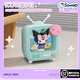 三麗鷗（SANRIO）正版電視機(jī)頻道發(fā)光擺件玩偶手辦盲盒臥室小夜燈公仔生日禮物女孩 庫洛米發(fā)光電視