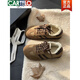 卡帝樂(lè )鱷魚(yú)（CARTELO）踩屎感德訓鞋女款2025新款冬季加絨勃肯鞋丑萌運動(dòng)鞋毛毛鞋子 卡其色 加*絨 38