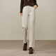 逸陽(yáng)（ESE-Y）加絨小直筒褲女2025年冬季 杏色 28常規（高155-164）