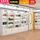 雅仕邦 生態(tài)板化妝品展示柜超市貨架美容店產(chǎn)品展柜組合貨柜陳列架子 暖白色（升級生態(tài)板） 100*30*200cm